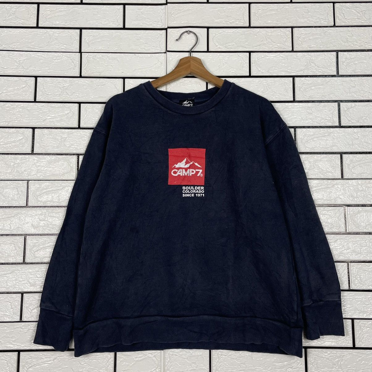 Japanese Brand Japanese Brand Camp 7 Black Sweatshirt Size US M / EU 48-50 / 2 - 1 Thumbnail