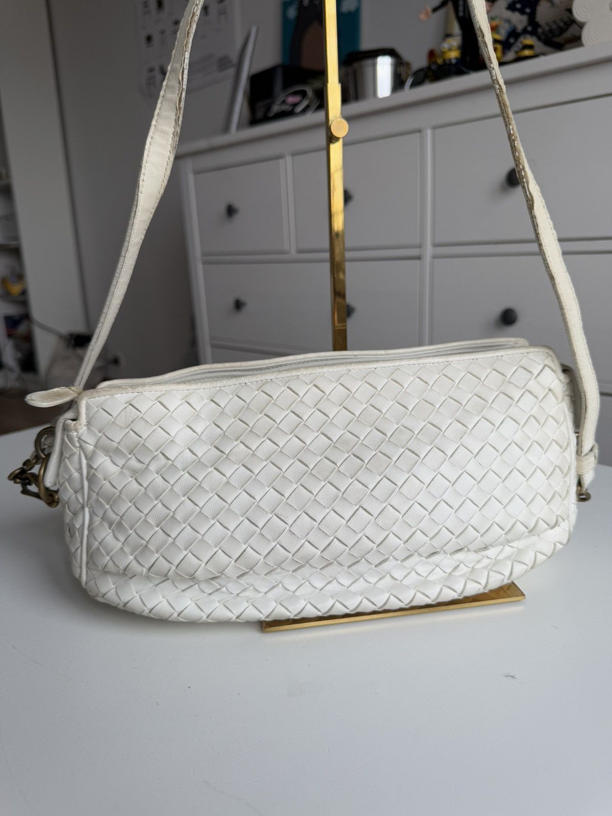Bottega Veneta × Designer × Vintage Bottega Veneta leather crossbody shoulder bag designer luxury Size ONE SIZE - 3 Thumbnail