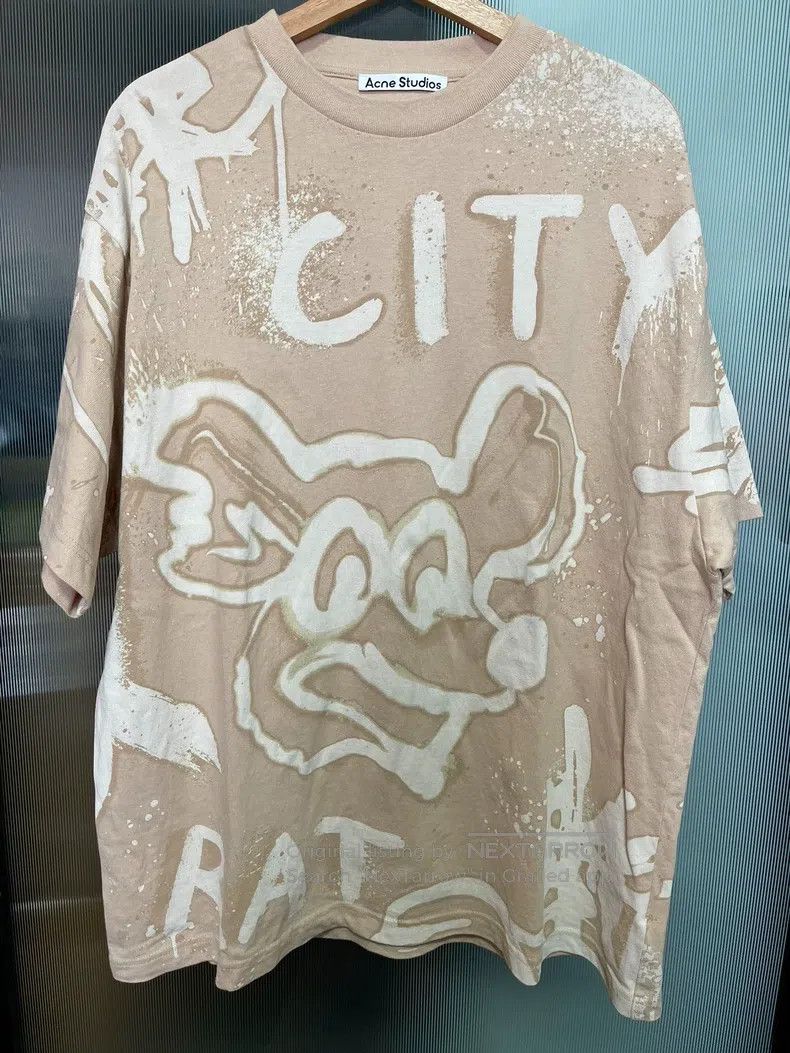 Acne Studios Acne Studios Graffiti Short Sleeve T-Shirt Size L / US 10 / IT 46 - 1 Thumbnail