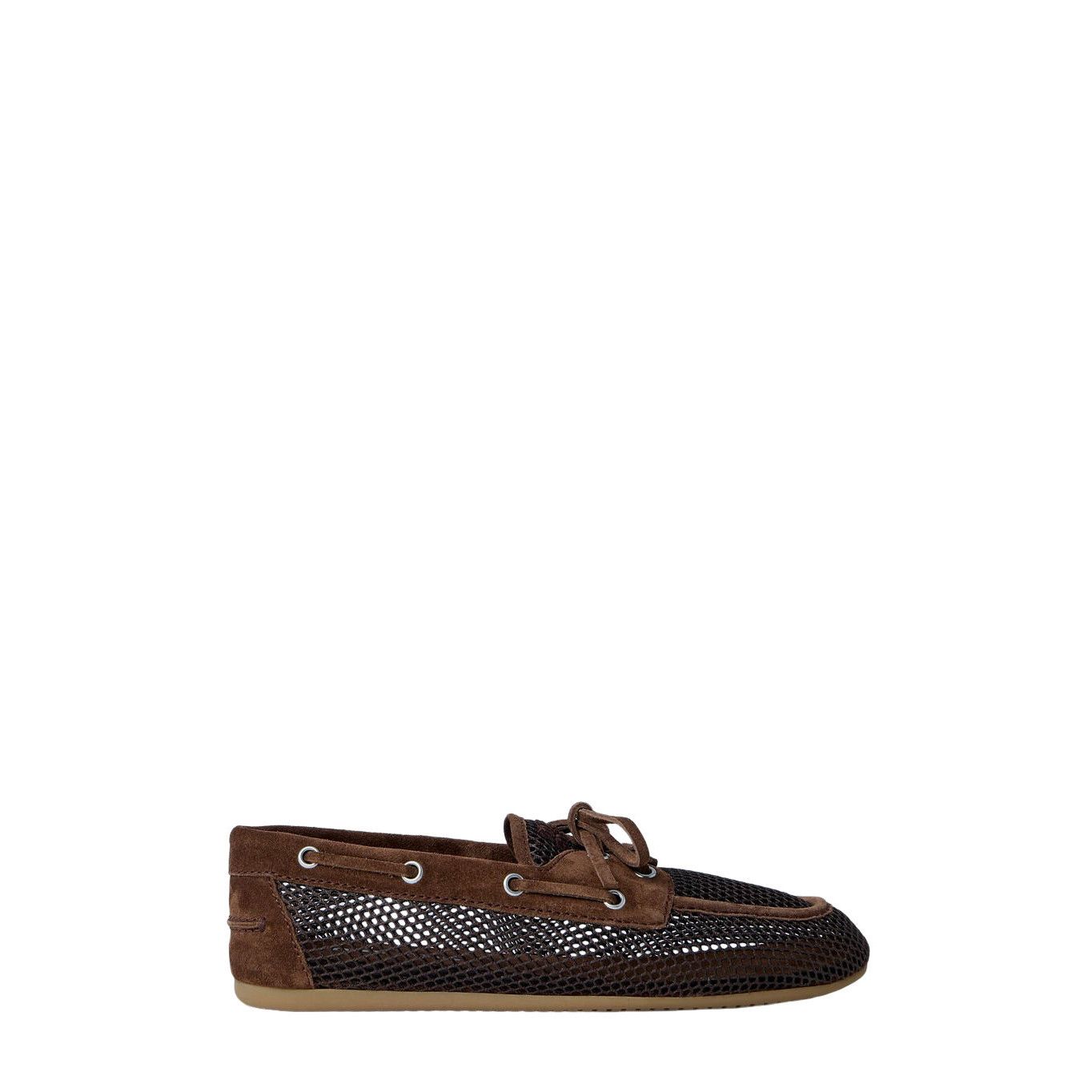 MIU MIU Cocoa Brown Mesh Loafers New & Authentic (Women's si