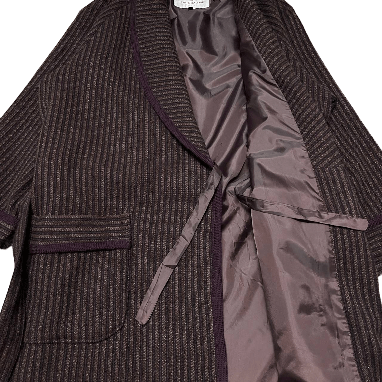 Balmain Vintage Pierre Balmain Paris Wool Bathrobe Size US L / EU 52-54 / 3 - 6 Thumbnail