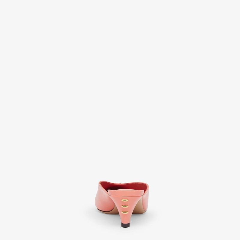 Fendi o1B3y1r0326 Filo Mules in Blush Size US 10 / IT 40 - 3 Thumbnail