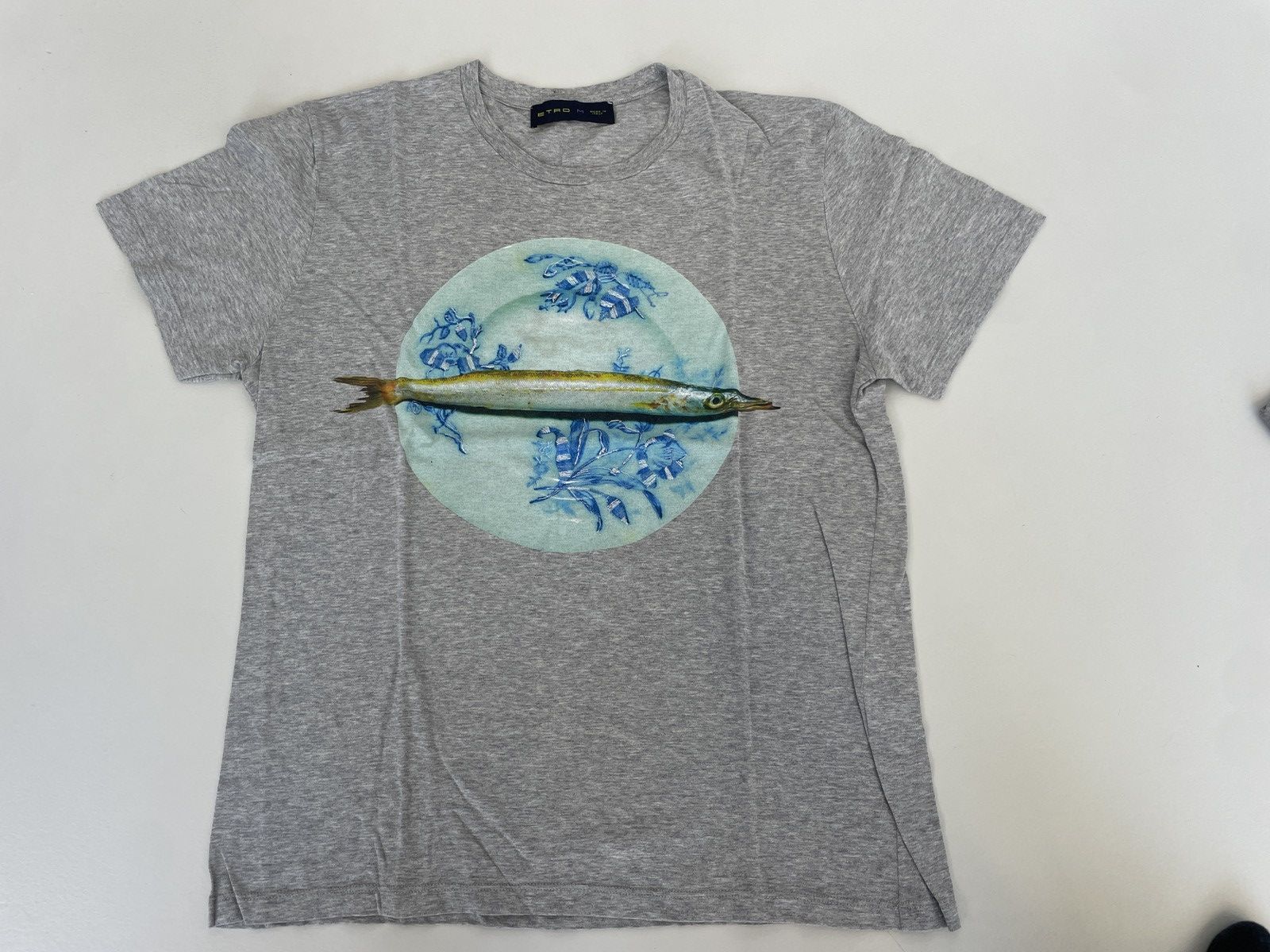 Etro Etro barracuda printed t-shirt with brodery Size US M / EU 48-50 / 2 - 1 Thumbnail