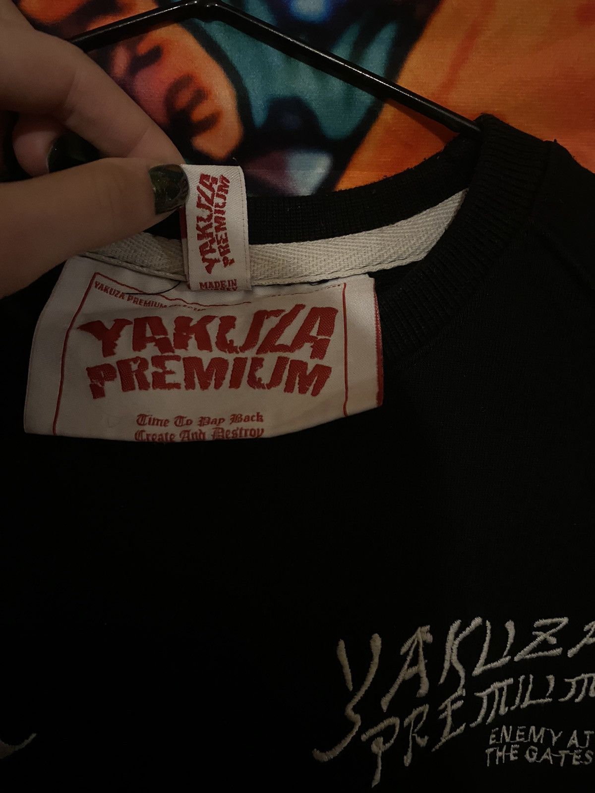 Japanese Brand Vintage Japanese Yakuza Ninja Tattoo Full Print Sweatshirt Size US M / EU 48-50 / 2 - 6 Thumbnail