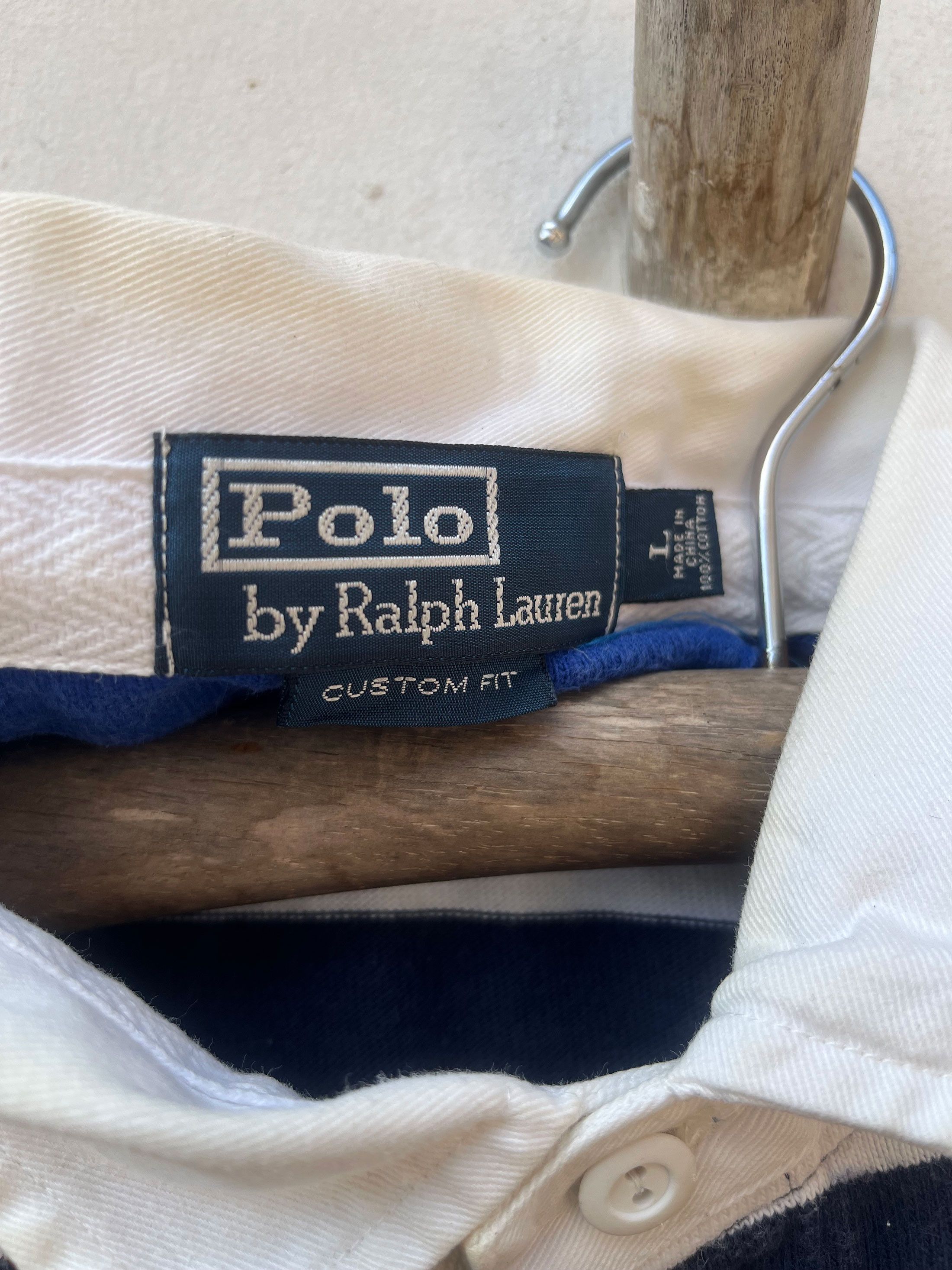 Polo Ralph Lauren Ralph Lauren Long Sleeve Polo Striped Border Rugby Pony Size US L / EU 52-54 / 3 - 2 Thumbnail