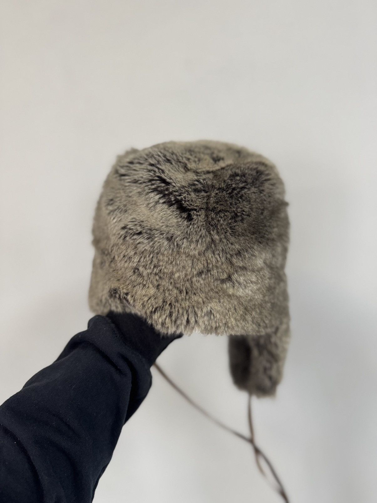Japanese Brand Vintage fuzzy mohair japanese ushanka hat avant garde USA Size ONE SIZE - 4 Thumbnail
