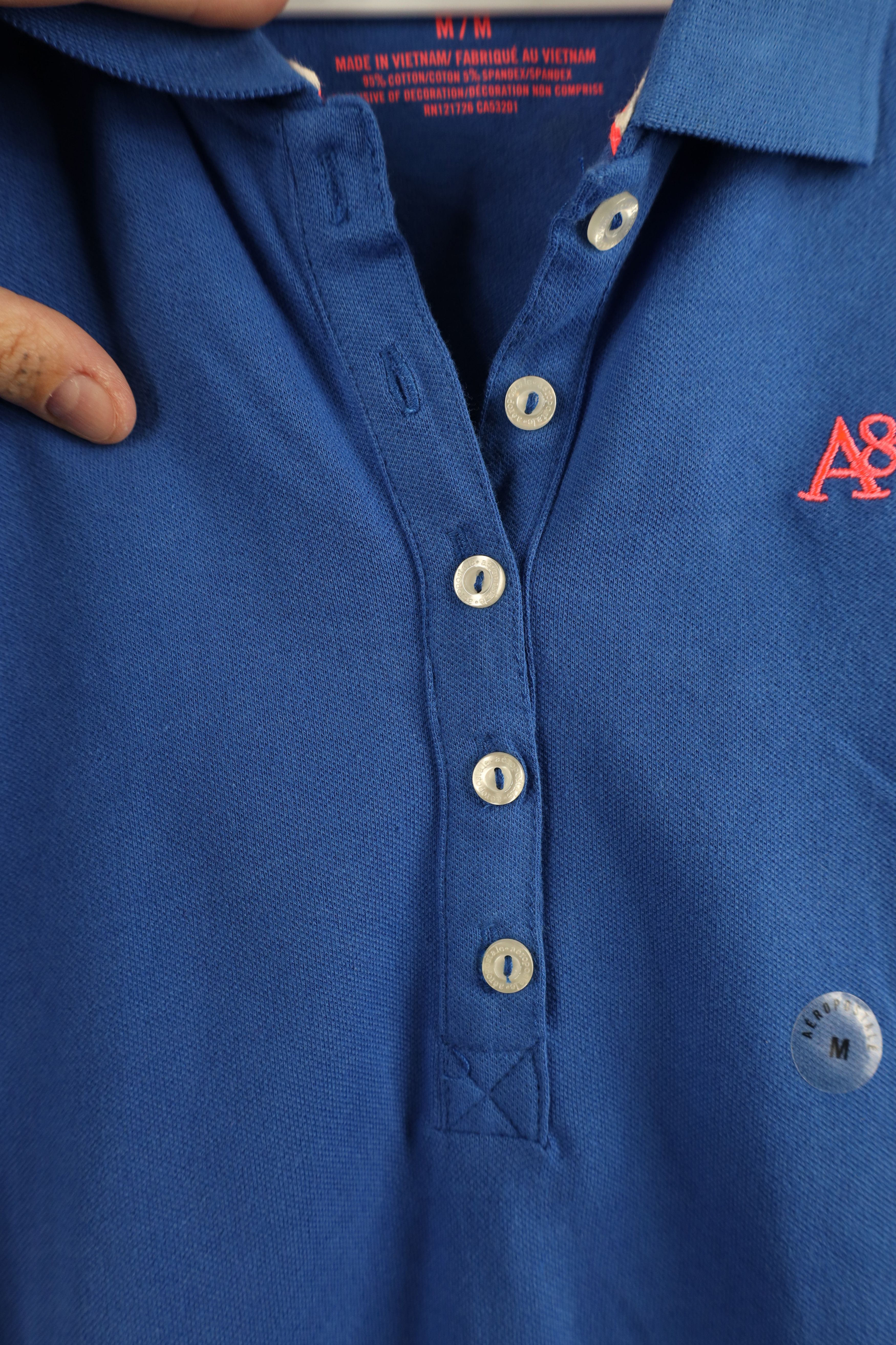Aeropostale Deadstock Vintage Y2K Aeropostale Collared Polo Shirt Size M / US 6-8 / IT 42-44 - 8 Thumbnail