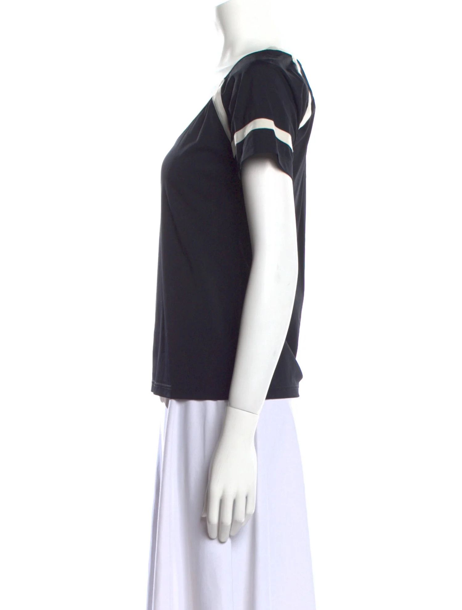 Prada Prada Black Short Sleeve Top Size S / US 4 / IT 40 - 2 Thumbnail