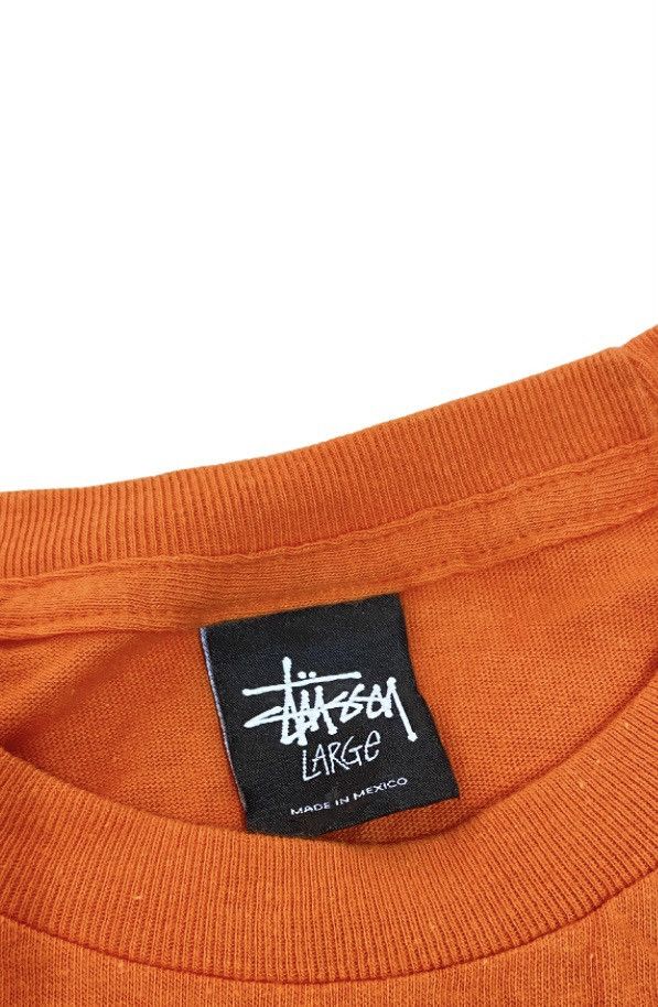 Stussy Stussy Old Skool Tribe Tee Orange Size US L / EU 52-54 / 3 - 2 Thumbnail