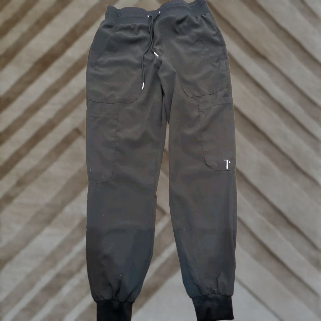 Vintage Thalia Sodi Cargo Pull On Scrubs Ankle Pants Bluish Gray Women S Small Pants Size 28" / US 6 / IT 42 - 1 Thumbnail