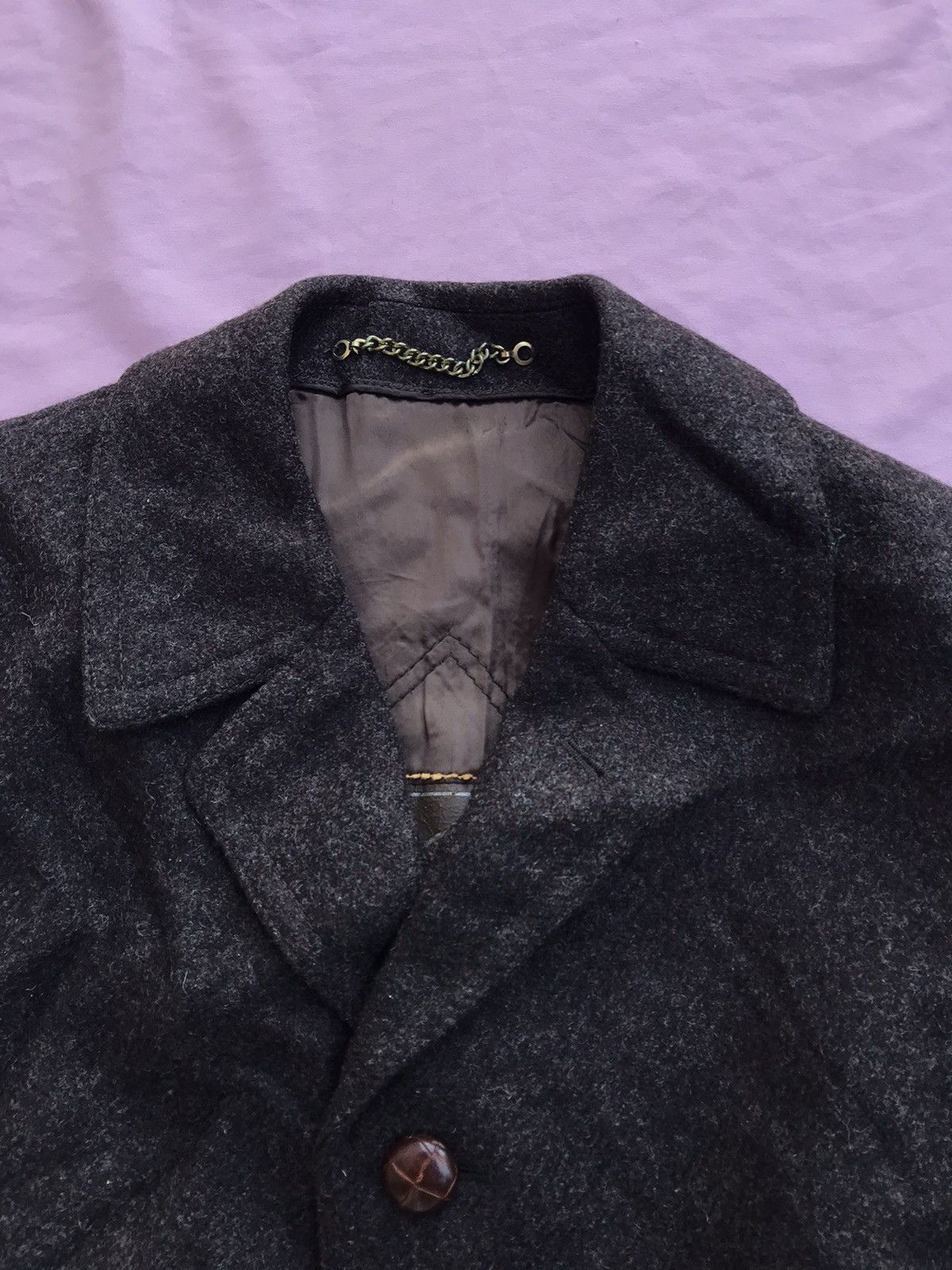 Other HEAVY TWEED thick wool German over coat Size US M / EU 48-50 / 2 - 8 Thumbnail