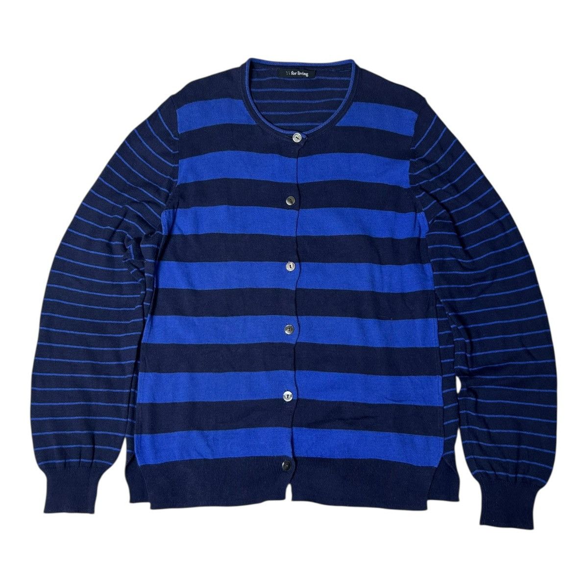 Yohji Yamamoto Y’s For Living Button Up Cardigan Striped