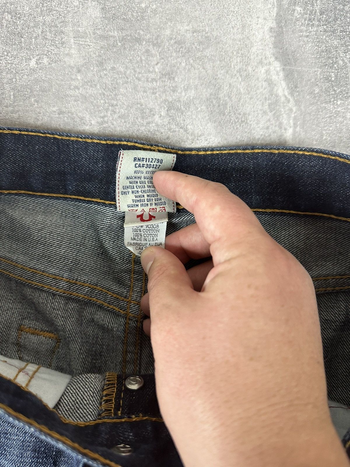True Religion True religion Mens Japanese Selvedge Jeans Denim Pants Size US 30 / EU 46 - 17 Thumbnail
