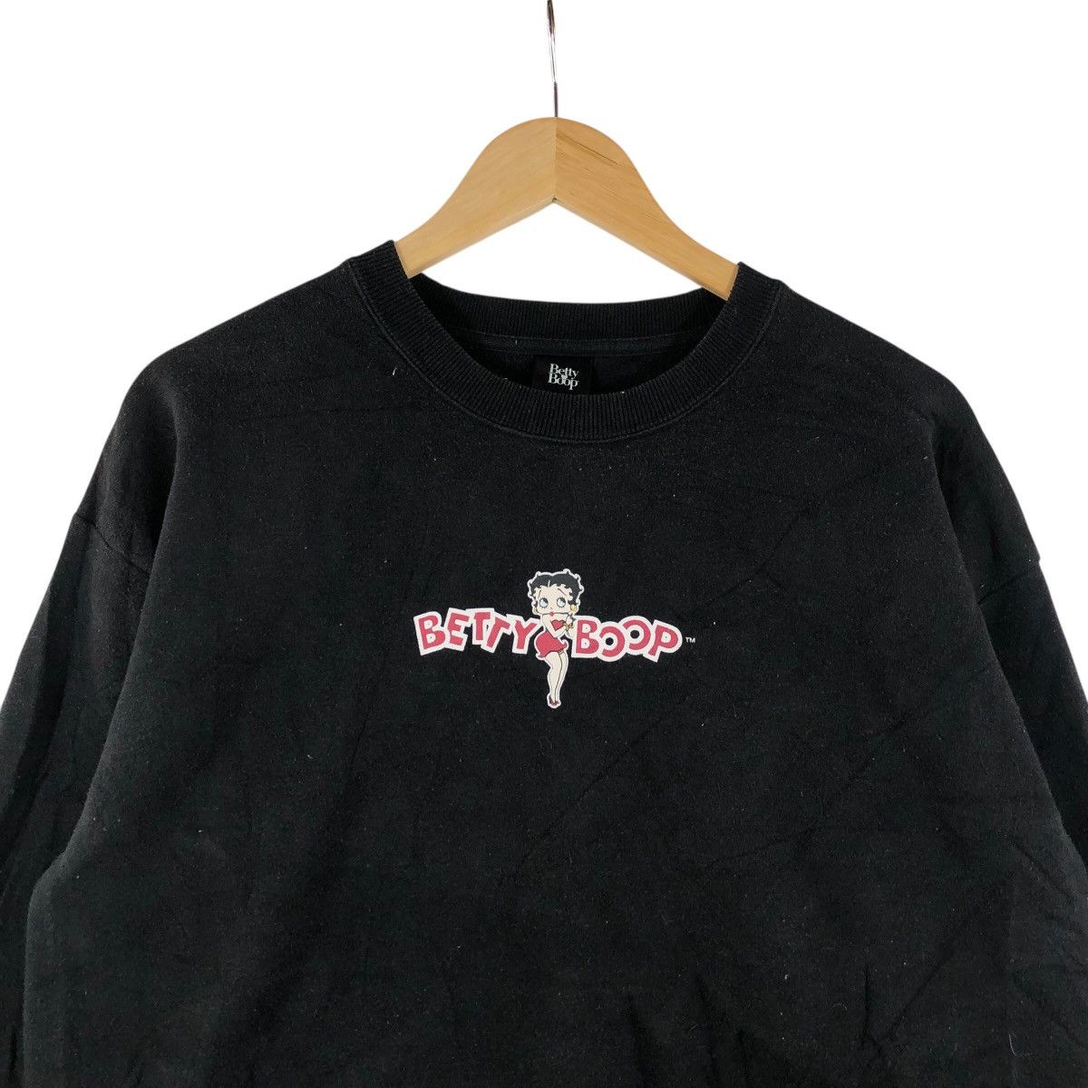 Vintage BETTY BOOP by Fleisher Studio Cartoon Crewneck Pullover Size US L / EU 52-54 / 3 - 3 Thumbnail