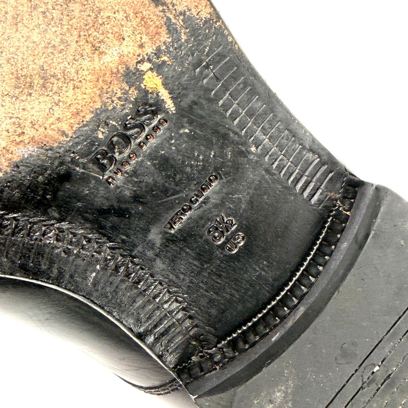 Hugo Boss Black Genuine Leather Minimalist Office Career Loafers Size US 8.5 / EU 41-42 - 9 Thumbnail