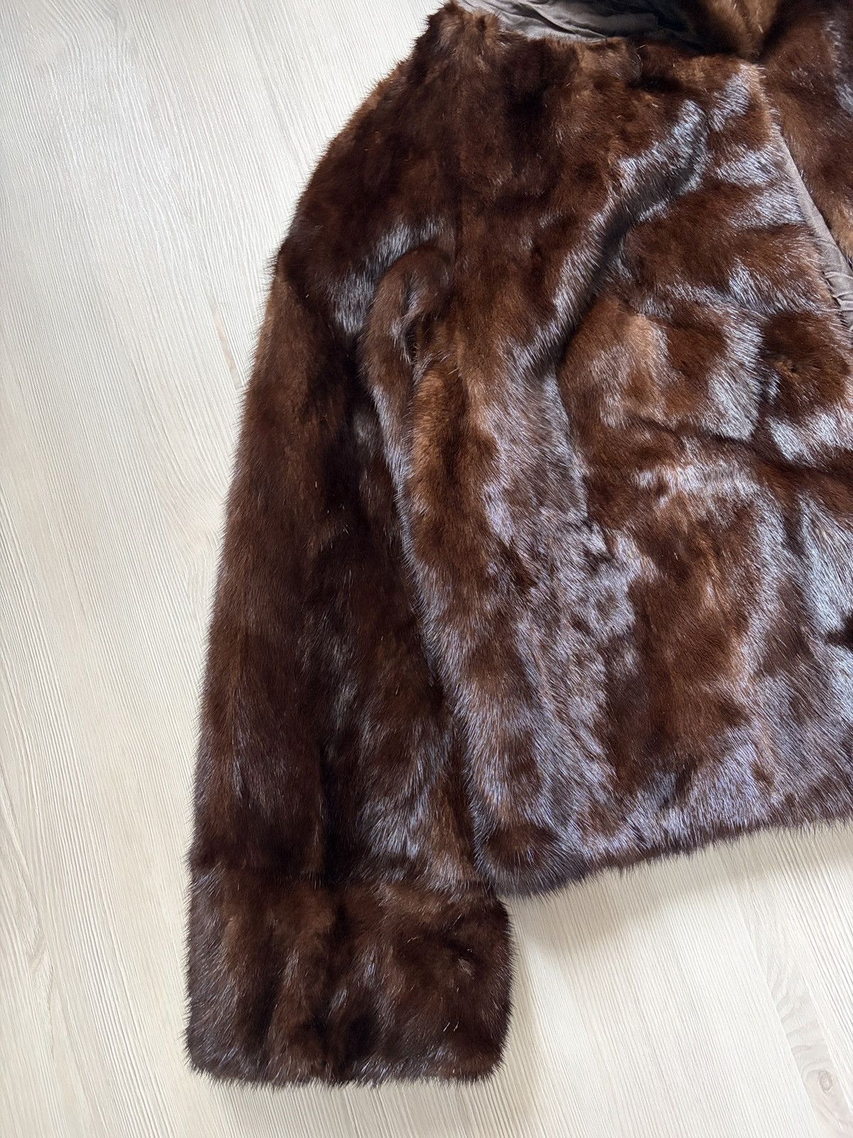 Luxe Ellis Barker Furs Chester Mink Cropped Short Coat Size M / US 6-8 / IT 42-44 - 12 Thumbnail