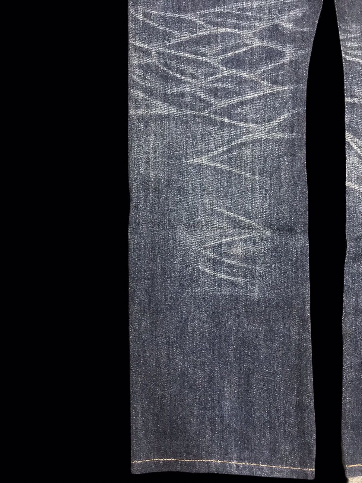 Japanese Brand 💥SICK💥BACK NUMBER JAPAN SICK DOPE FADES DENIM F100 Size US 32 / EU 48 - 15 Thumbnail