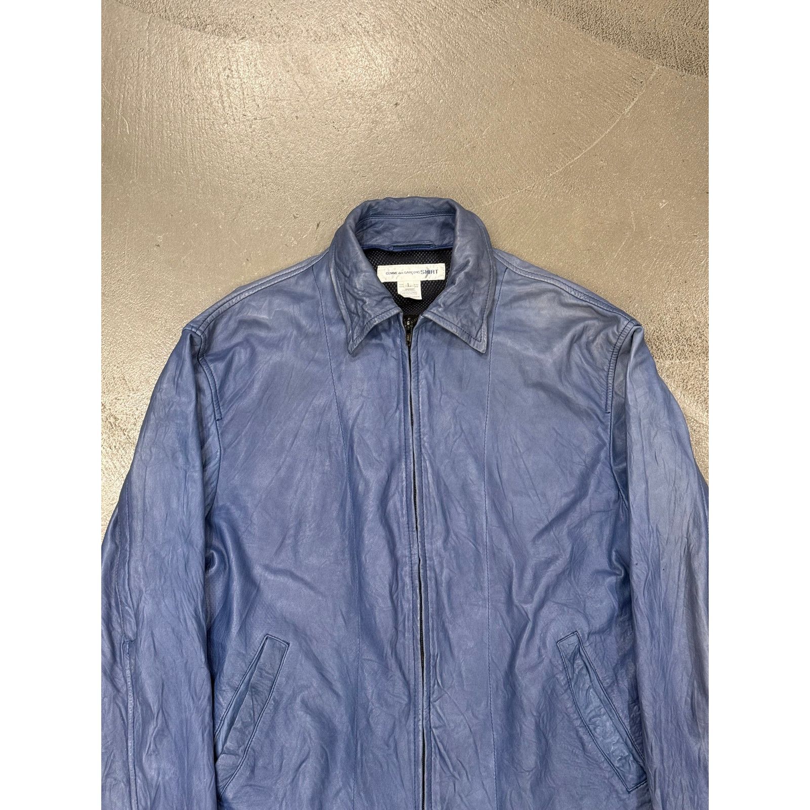 Comme des Garcons Comme des Garçons back-zip leather jacket Size US L / EU 52-54 / 3 - 6 Thumbnail