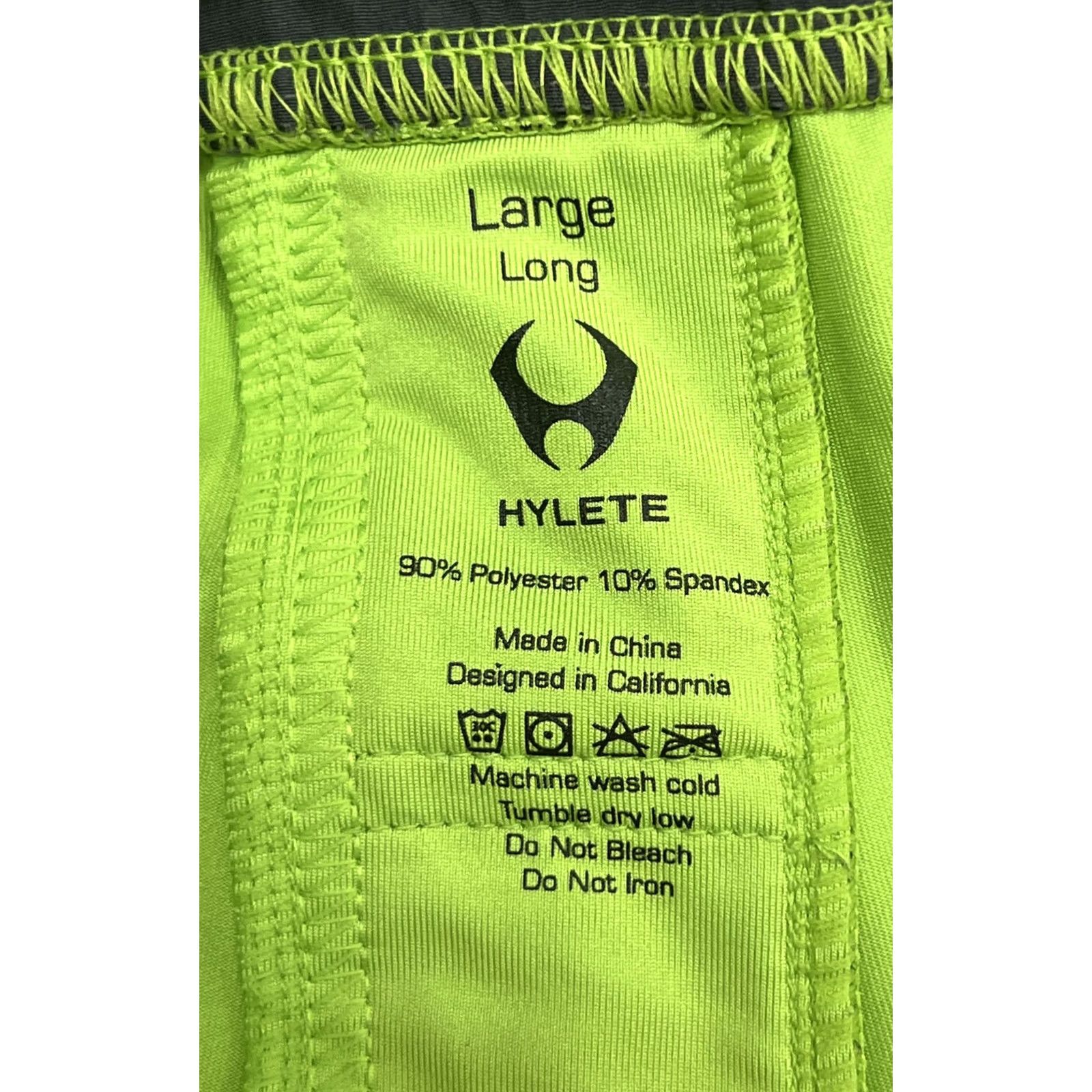 Vintage HYLETE CrossFit Shorts Regular Large Gray Green Mens Size US 33 - 3 Thumbnail