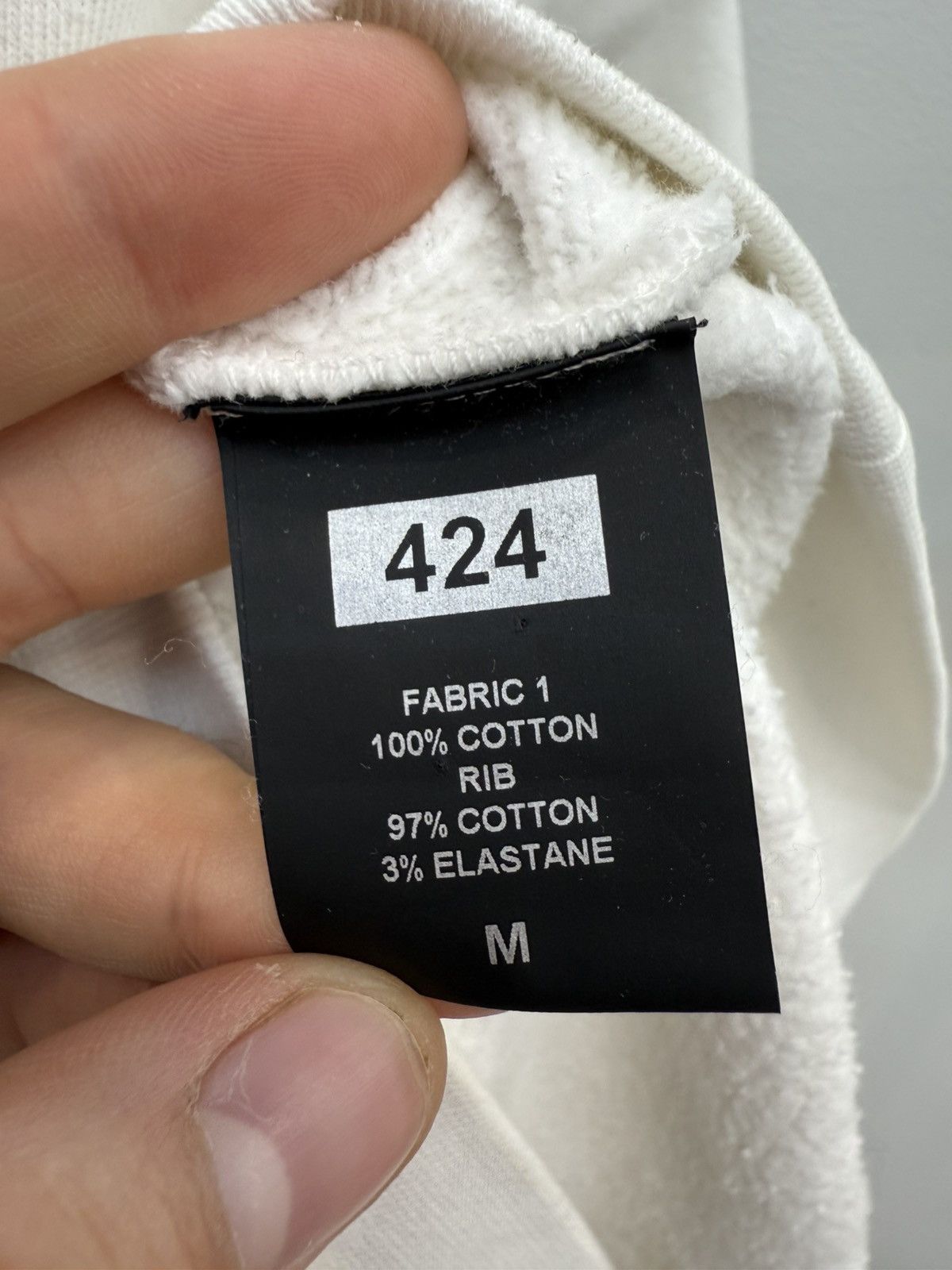 424 424 On Fairfax Logo Cotton Oversized Hoodie Size US M / EU 48-50 / 2 - 5 Thumbnail