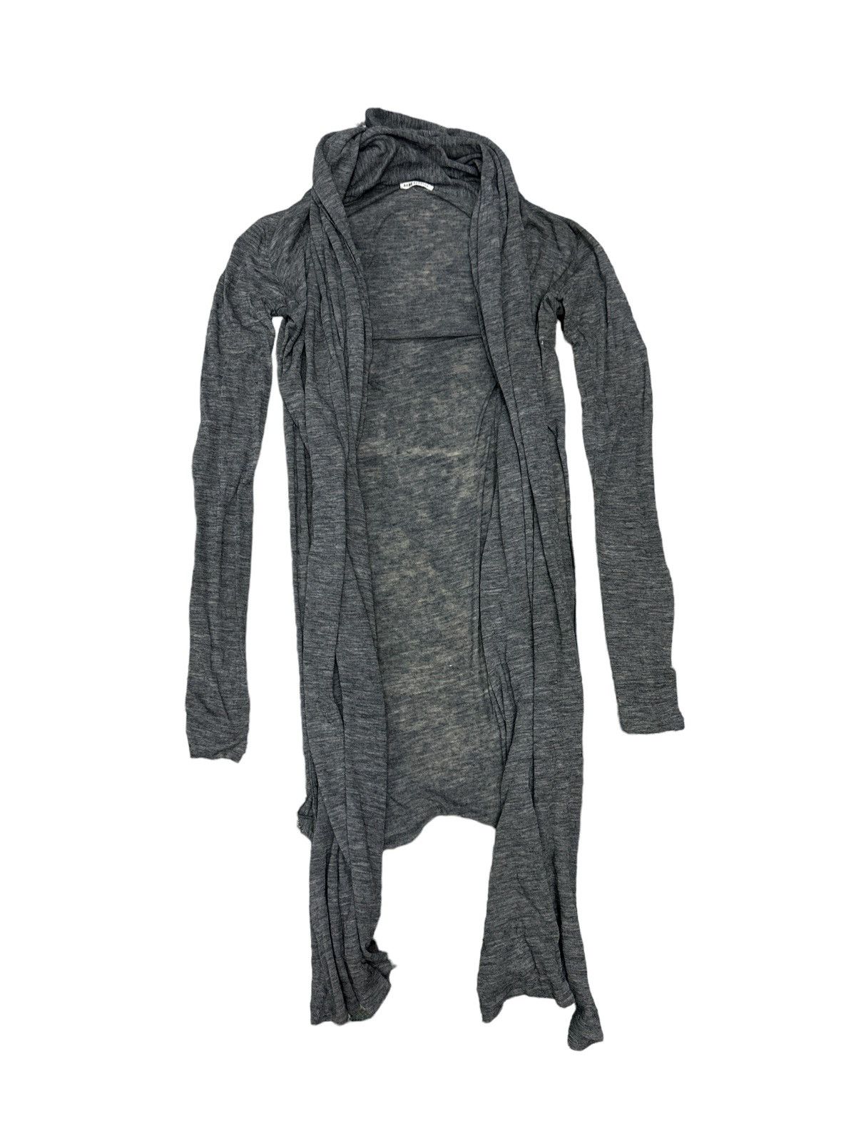 Acne Studios ACNE STUDIOS BECHA DRAPY AW13 GREY MELANGE CARDIGAN Size M / US 6-8 / IT 42-44 - 2 Thumbnail