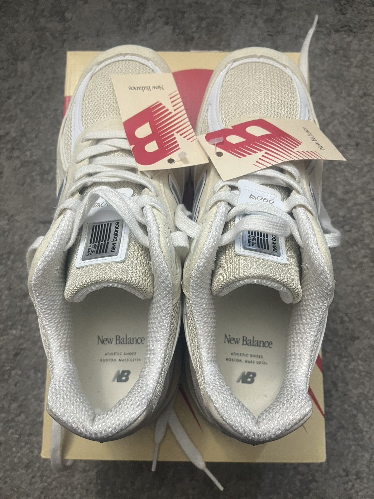 New Balance New Balance 990v4 Made in USA Teddy Santis Limestone U990TE4 Size US 7 / EU 40 - 3 Thumbnail