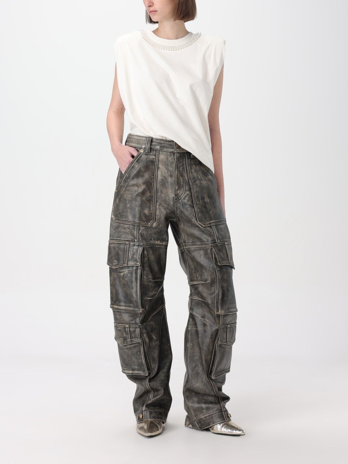 Golden Goose o1y0725 Cargo Pant in Lead Size 26" / US 2 / IT 38 - 3 Thumbnail
