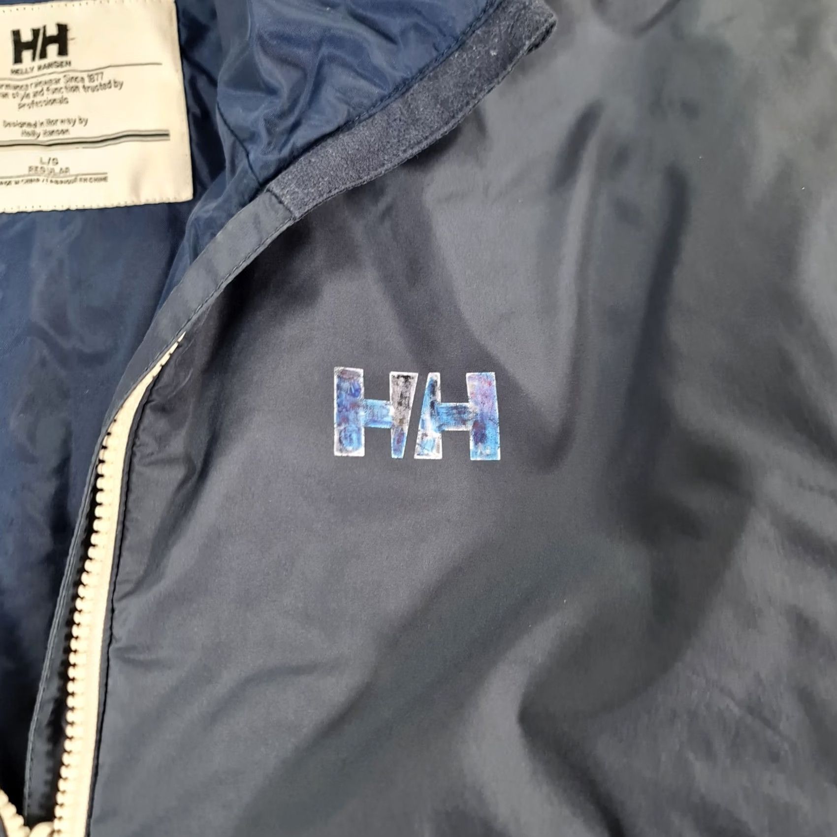 Helly Hansen Helly Hansen Mens Puffer Jacket Blue Large Lightweight Primaloft Full Zip Size US L / EU 52-54 / 3 - 3 Thumbnail