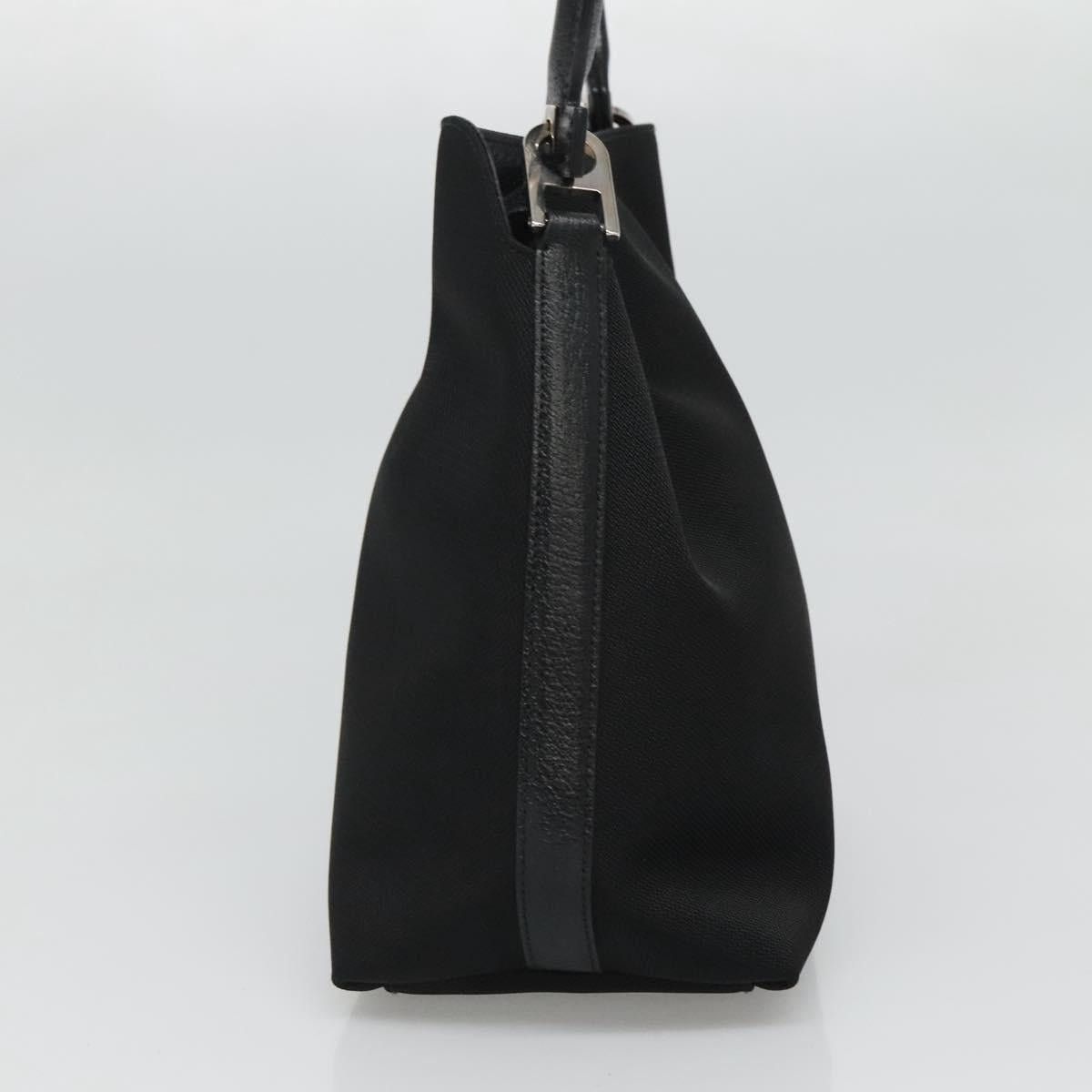 Salvatore Ferragamo Salvatore Ferragamo Hand Bag Canvas Black Size ONE SIZE - 3 Thumbnail