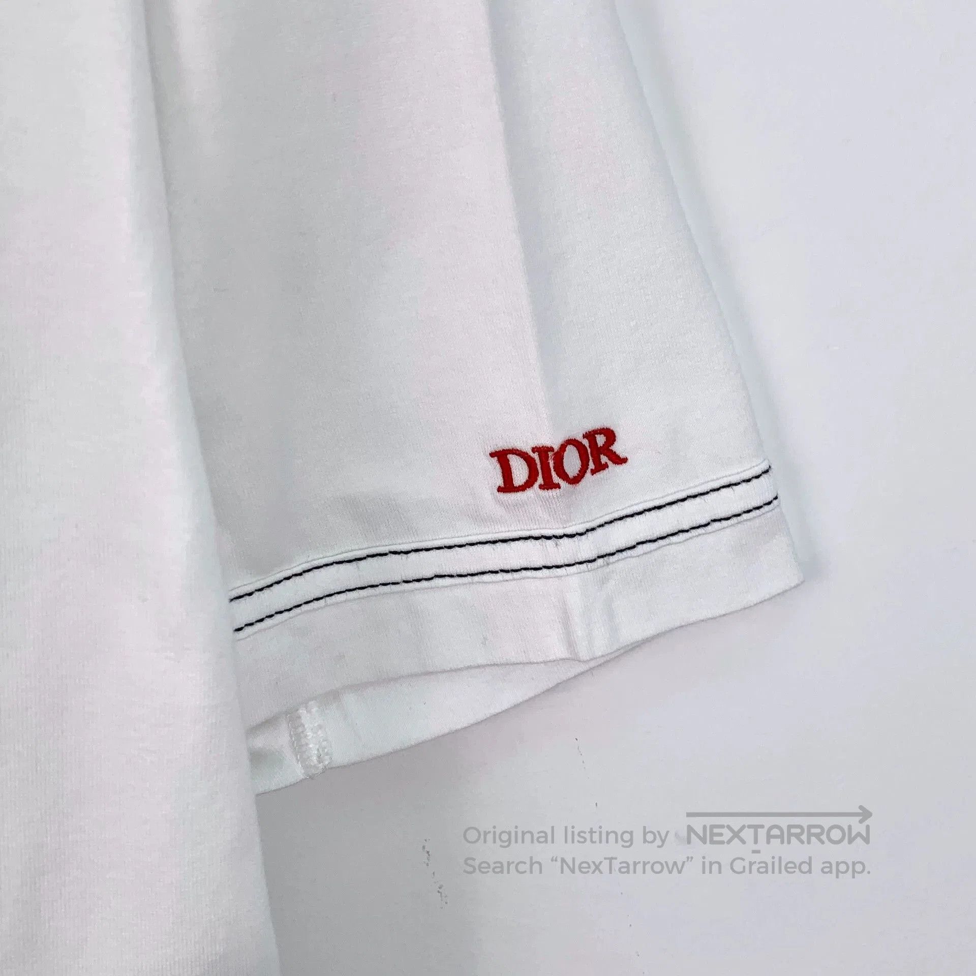 Dior dior white tiger embroidery short sleeve t-shirt. Size US XXS / EU 40 - 4 Thumbnail