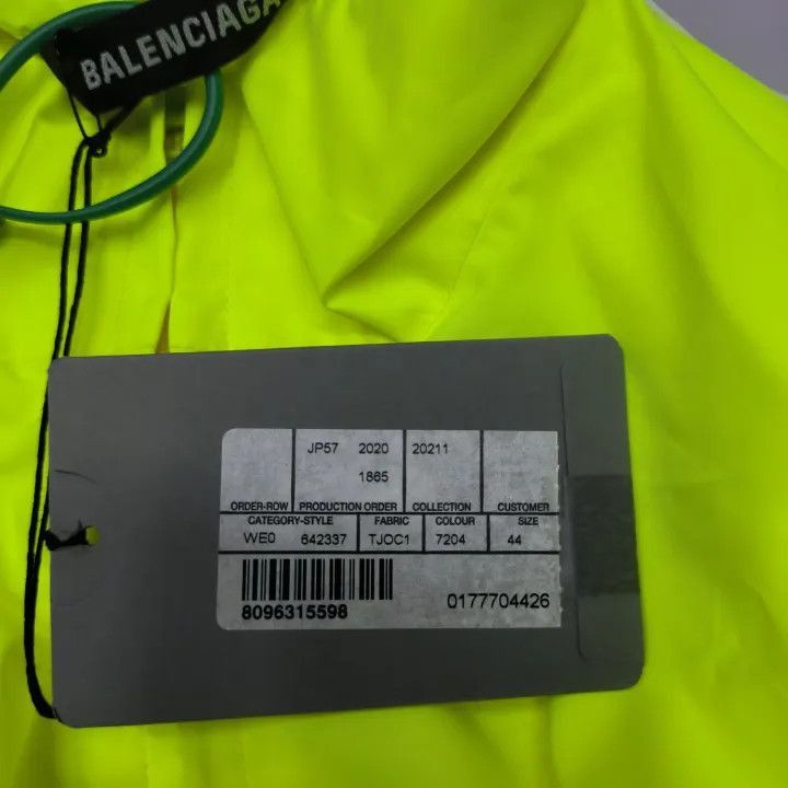 Balenciaga Balenciaga SS21 Men's Simple Long Sleeve Jacket 0079-2507 Size US L / EU 52-54 / 3 - 3 Thumbnail