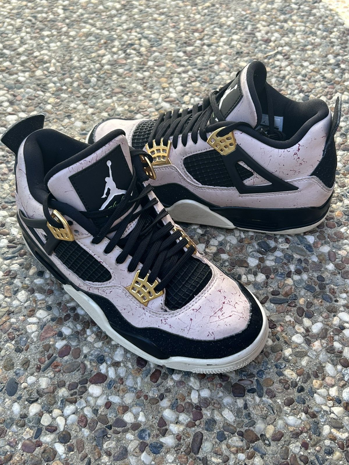 Jordan Brand Jordan 4 retro split splatter Size US 6 / IT 36 - 1 Thumbnail