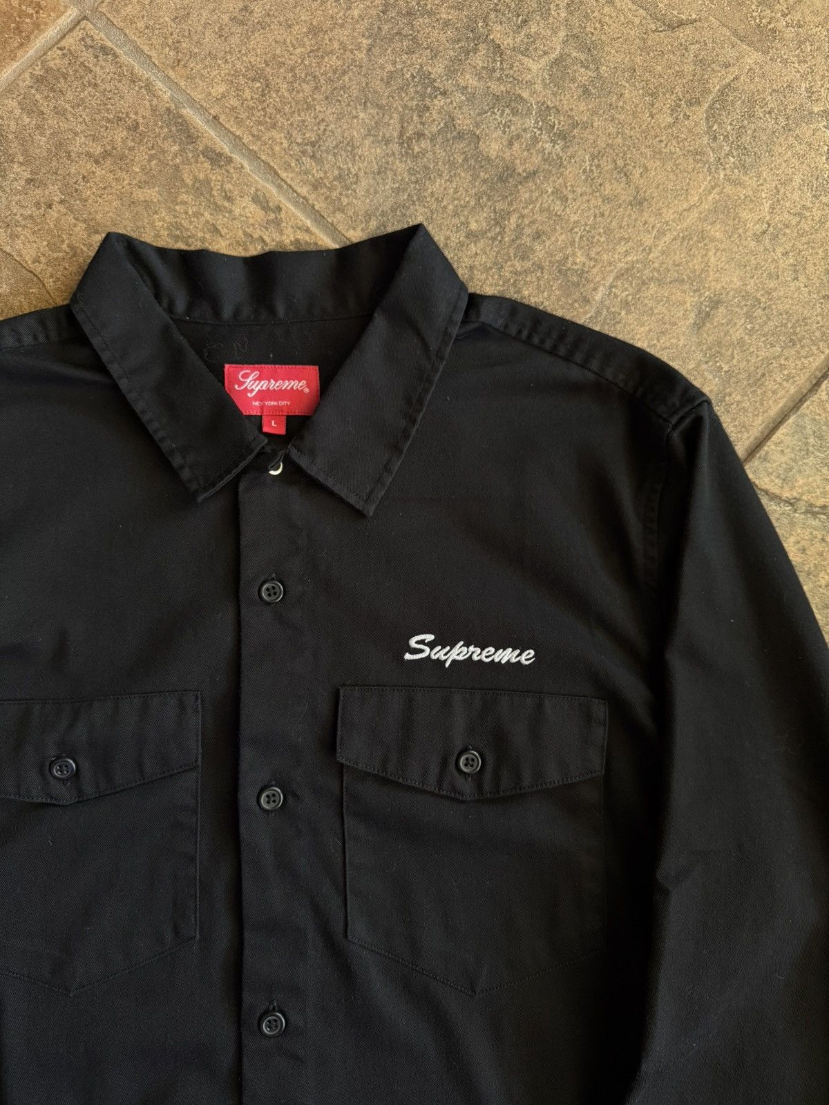 Supreme Supreme “WASTE” Button Up Shirt Size US L / EU 52-54 / 3 - 2 Thumbnail