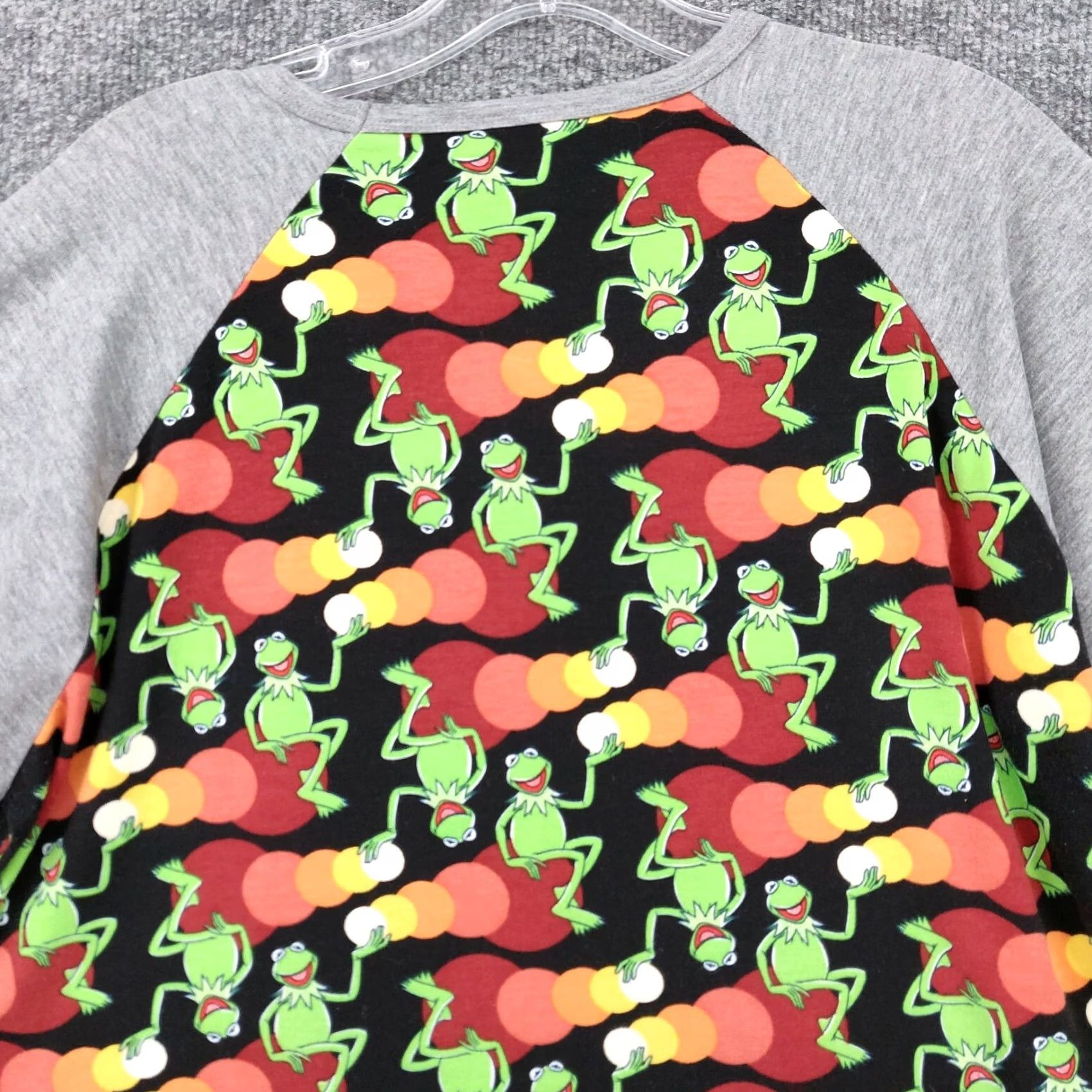 Vintage LuLaRoe T-Shirt Womens L Large Black Simply Comfortable Tunic Kermit 3/4 Sleeves Size L / US 10 / IT 46 - 6 Thumbnail