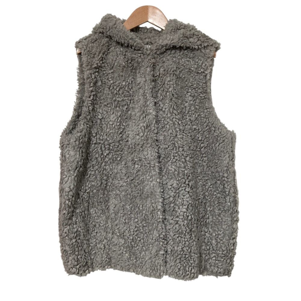 Other Other yori Poodle Hooded Boa Vest Textile Outerwear YR2225-132AW DUTY FREE for USA Size ONE SIZE - 1 Thumbnail