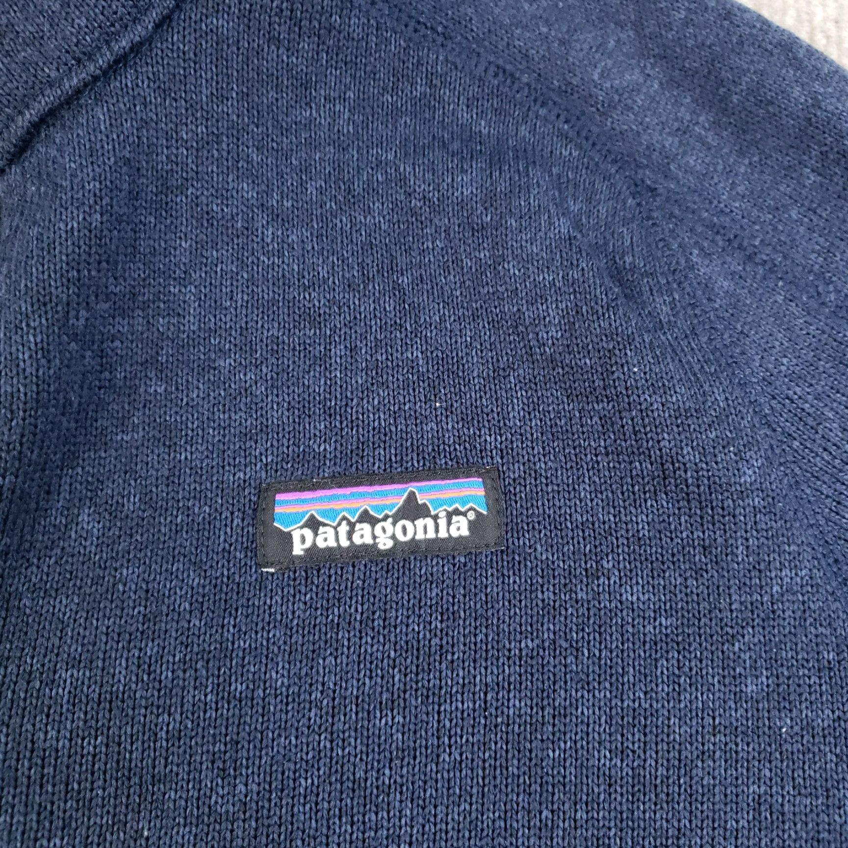 Patagonia Patagonia Better Sweater Women M Blue 1/4 Zip Fleece Pullover Mock Neck Sweater Womens Size M / US 6-8 / IT 42-44 - 7 Thumbnail