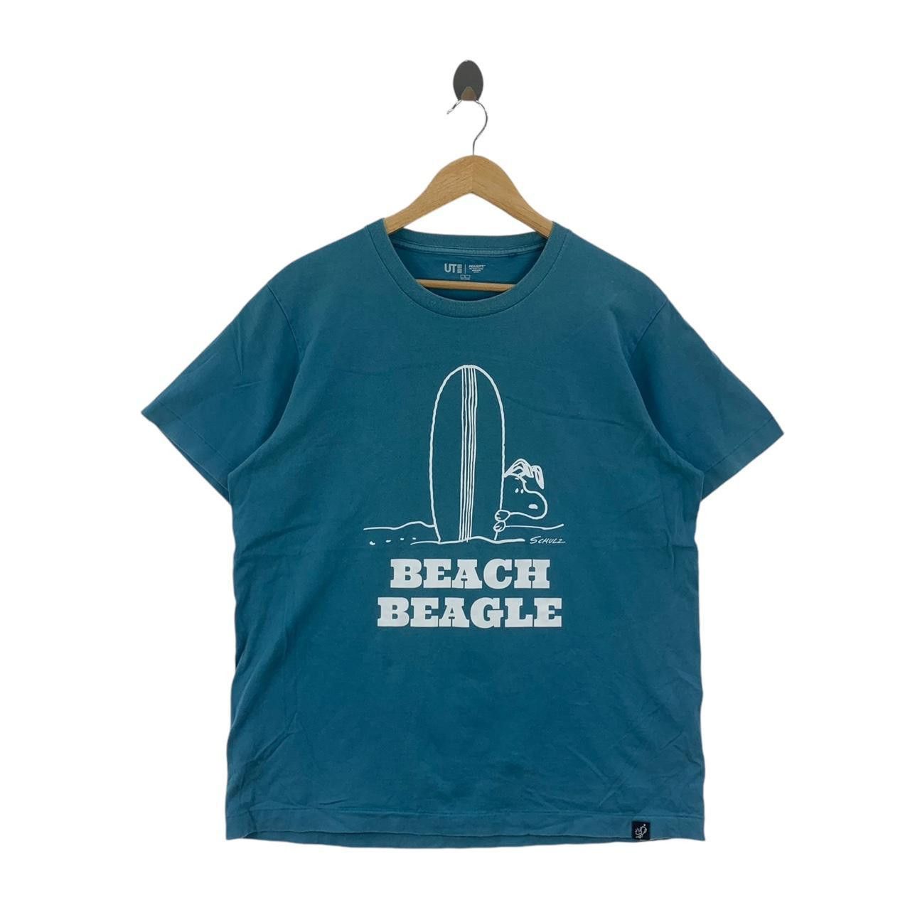 Uniqlo UNIQLO x SNOOPY PEANUTS Beach Beagle Tee Shirt Top Size XL / US 12-14 / IT 48-50 - 1 Thumbnail