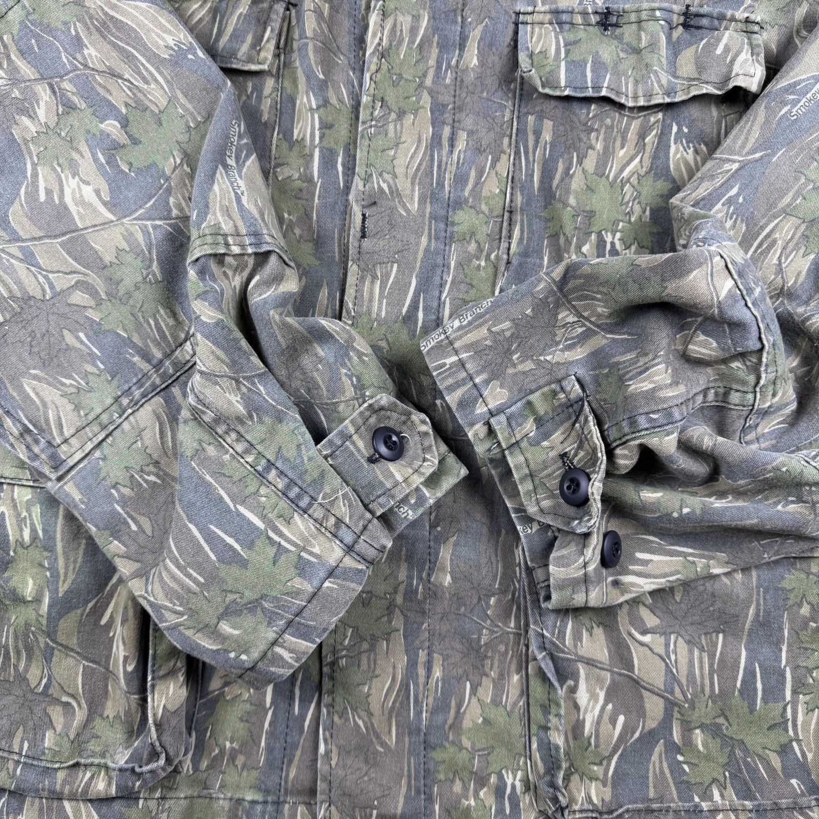 Vintage Vintage Smokey Branch Camo Field Jacket XL Regular Size US XL / EU 56 / 4 - 4 Thumbnail