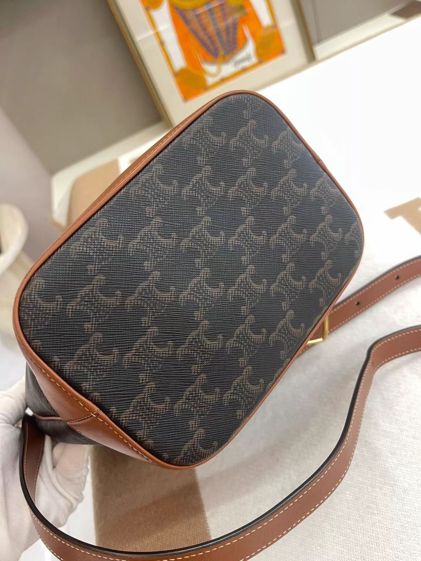 Celine Celine Bucket Bag 17x22x12cm AH107 Excellent Adjustable Size ONE SIZE - 5 Thumbnail