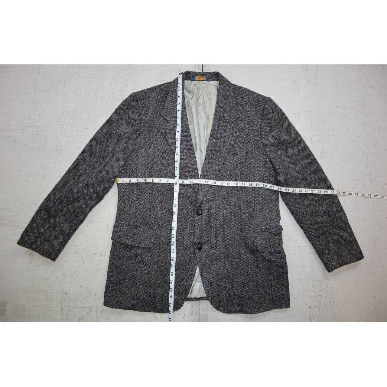 Pendleton Vintage PENDLETON Wool Twill Jacket Coat Blazer Gray Sz 44 Size 44R - 4 Thumbnail