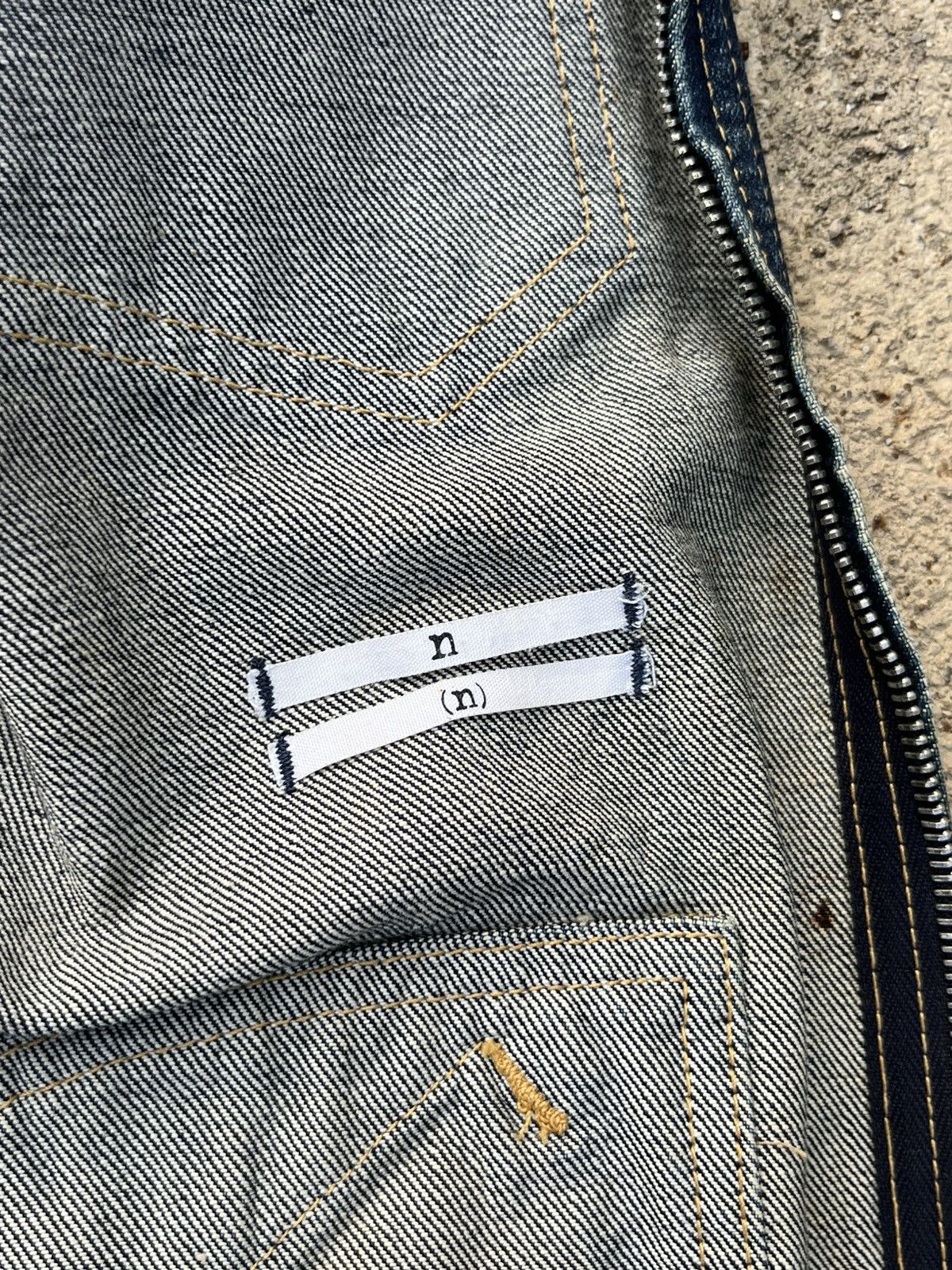 Number (N)ine 💥Number (N)ine Denim Jacket Size US L / EU 52-54 / 3 - 9 Thumbnail