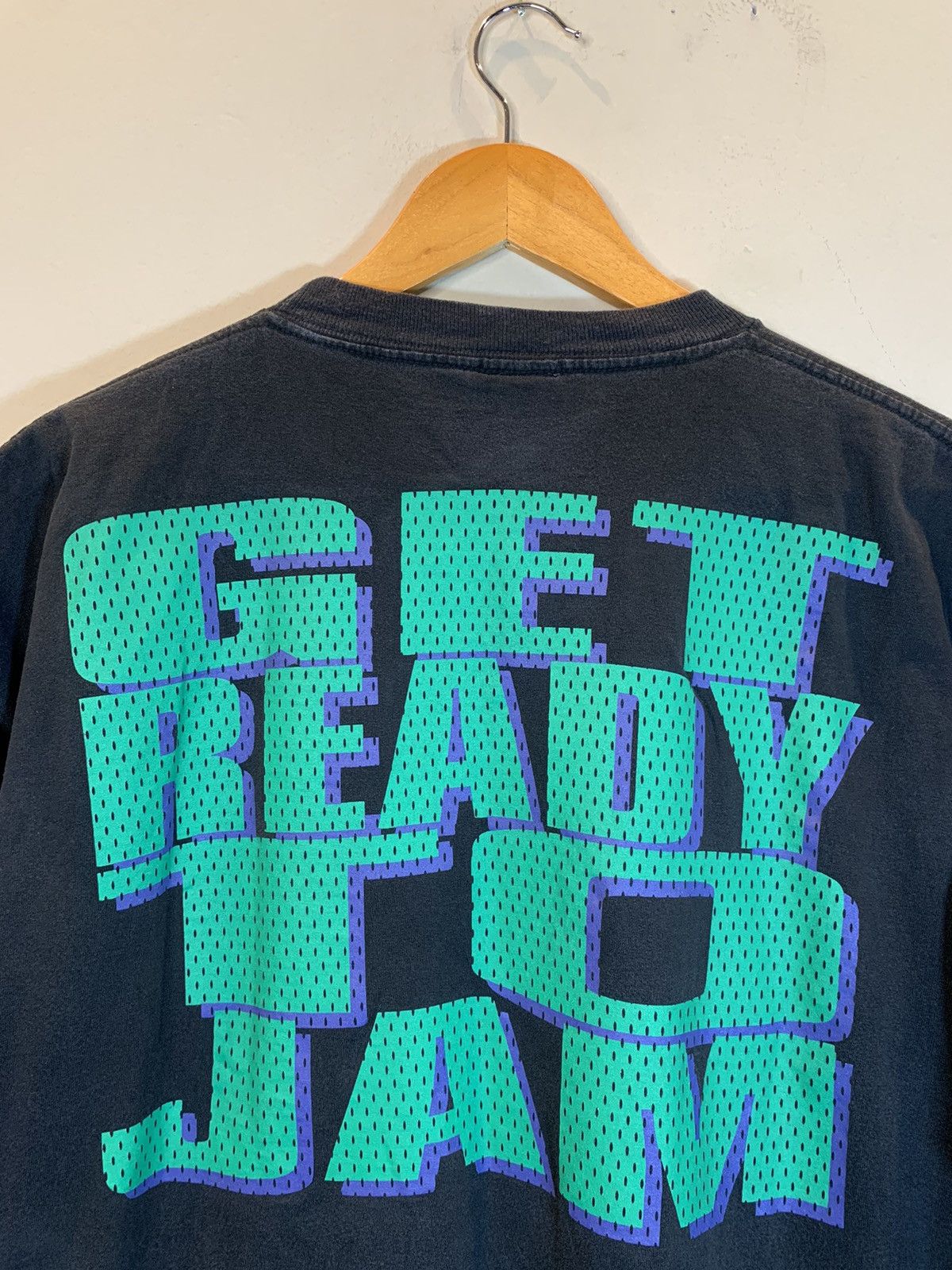 Vintage × Warner Bros *RARE* Vintage 1996 Space Jam Get Ready To Jam Movie T-Shirt Size US XL / EU 56 / 4 - 4 Thumbnail
