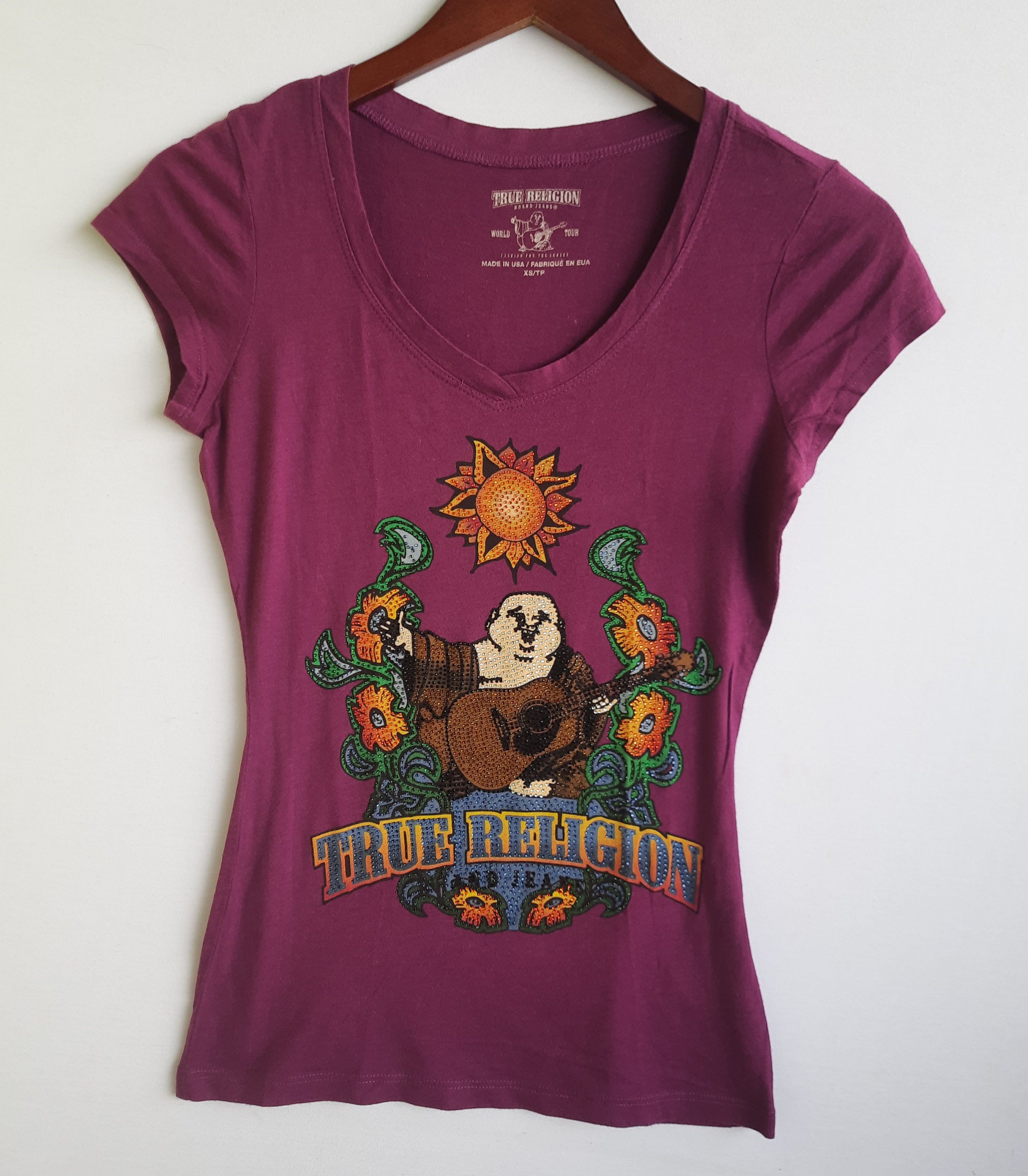 True Religion Y2K True Religion Beads T-Shirt Size XS / US 0-2 / IT 36-38 - 1 Thumbnail