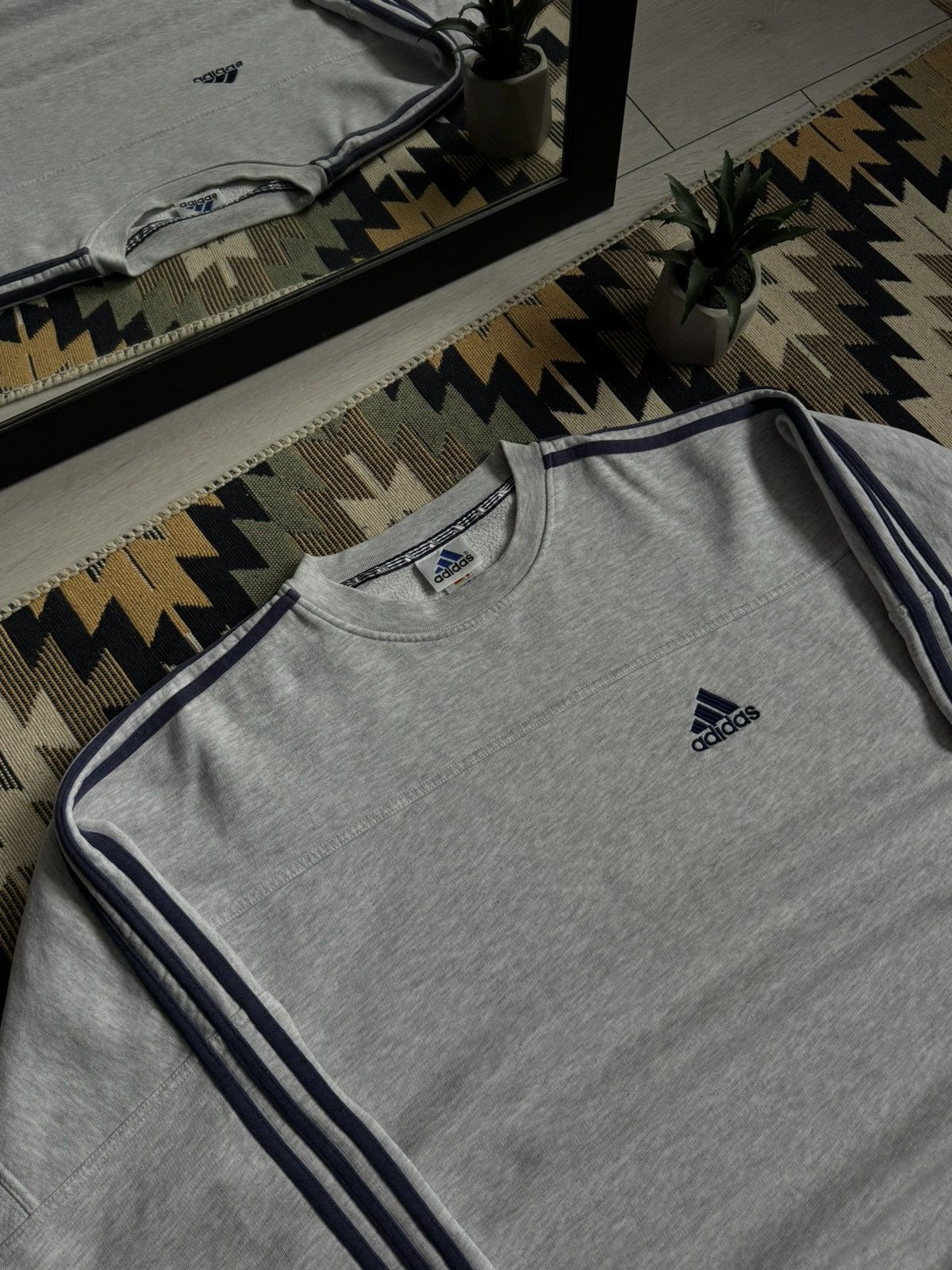 Adidas Vintage 90’s Adidas Oversized Sweatshirt Size US L / EU 52-54 / 3 - 4 Thumbnail
