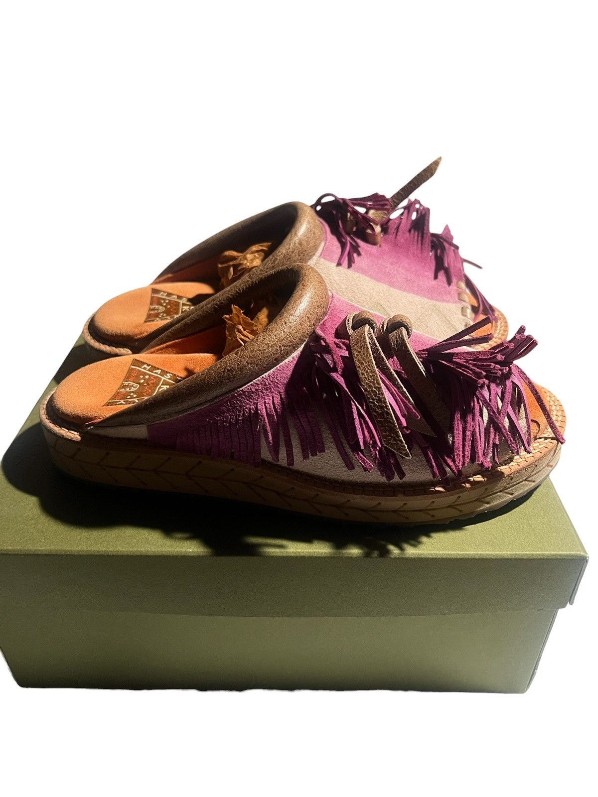 Kapital Kapital Deer Leather Pueblo Sabot, Two-Tone, Purple Size US 8.5 / EU 41-42 - 5 Thumbnail