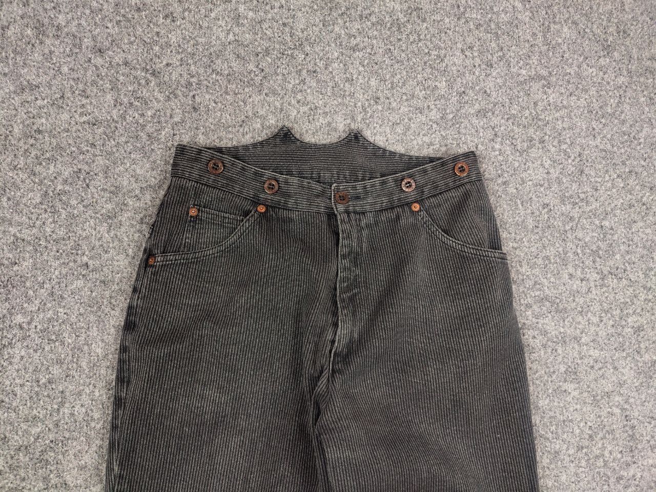 Levi's Vintage 80's levis Work Dark Faded Corduroy Trouser Pants Size US 30 / EU 46 - 5 Thumbnail