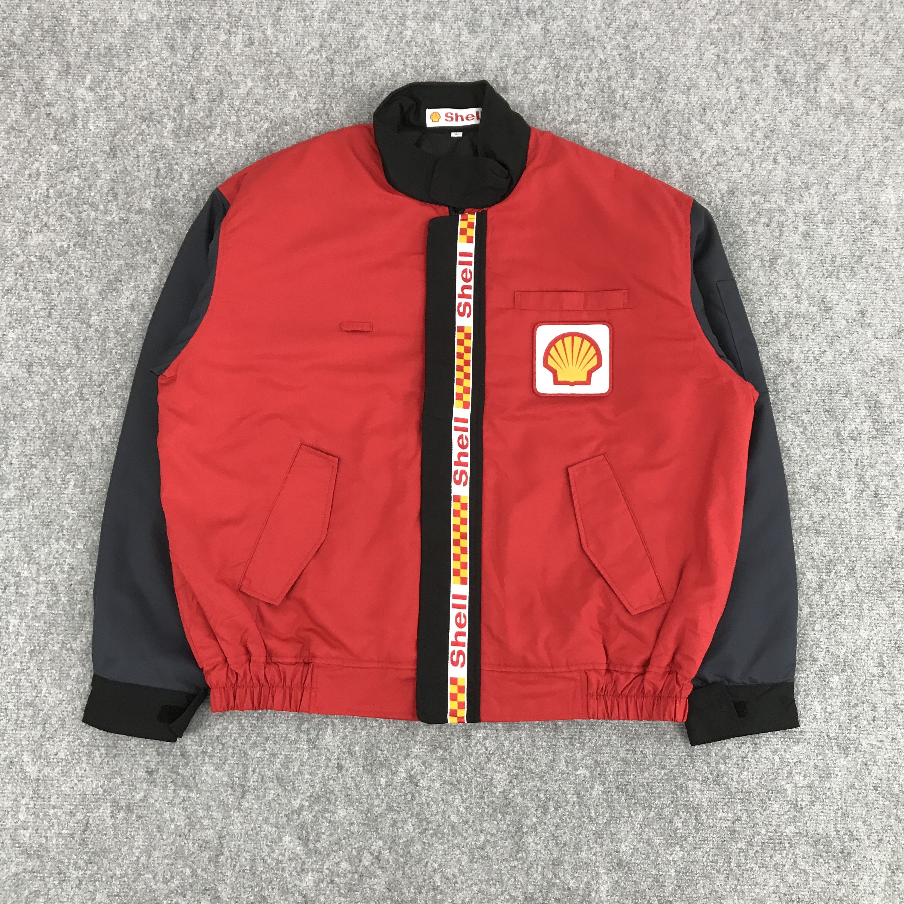 Japanese Brand VTG SHELL OIL BRAND RACING JACKET Size US L / EU 52-54 / 3 - 1 Thumbnail