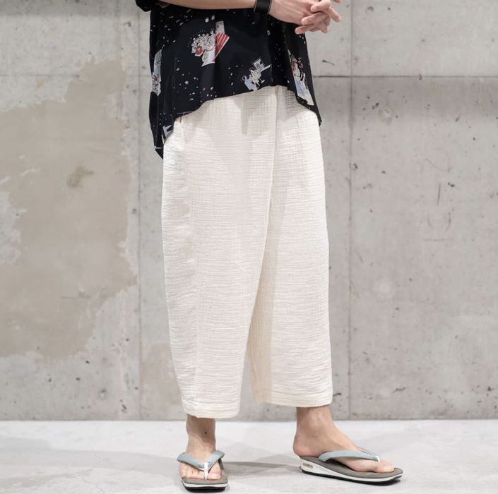 Porter Classic Porter Classic Sashiko Linen Premium Peace Pants