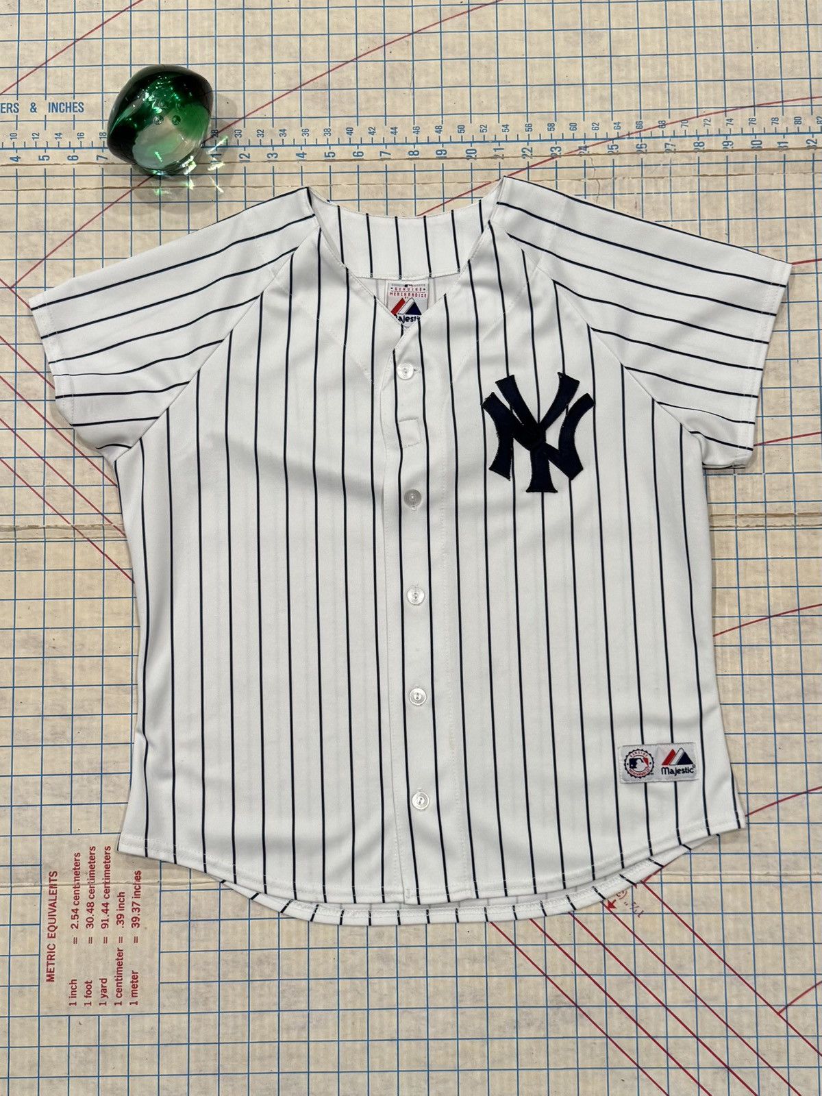 Majestic Vintage Majestic New York Yankees Youth Size Large USA Made Size US S / EU 44-46 / 1 - 1 Thumbnail