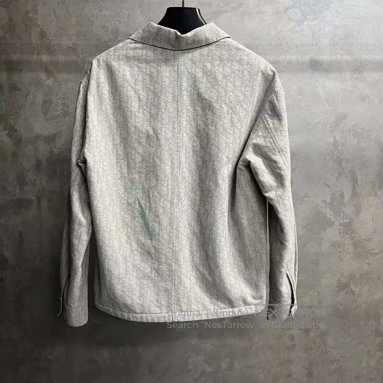 Dior dior gray long sleeve printed shirt. Size US M / EU 48-50 / 2 - 5 Thumbnail